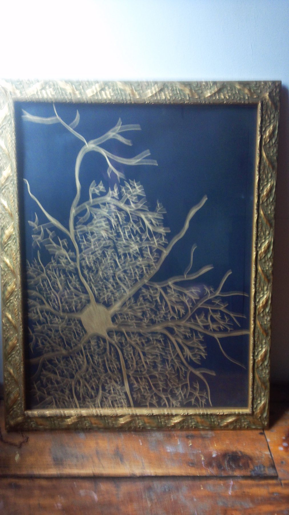 Framed Pale Tree, 2013