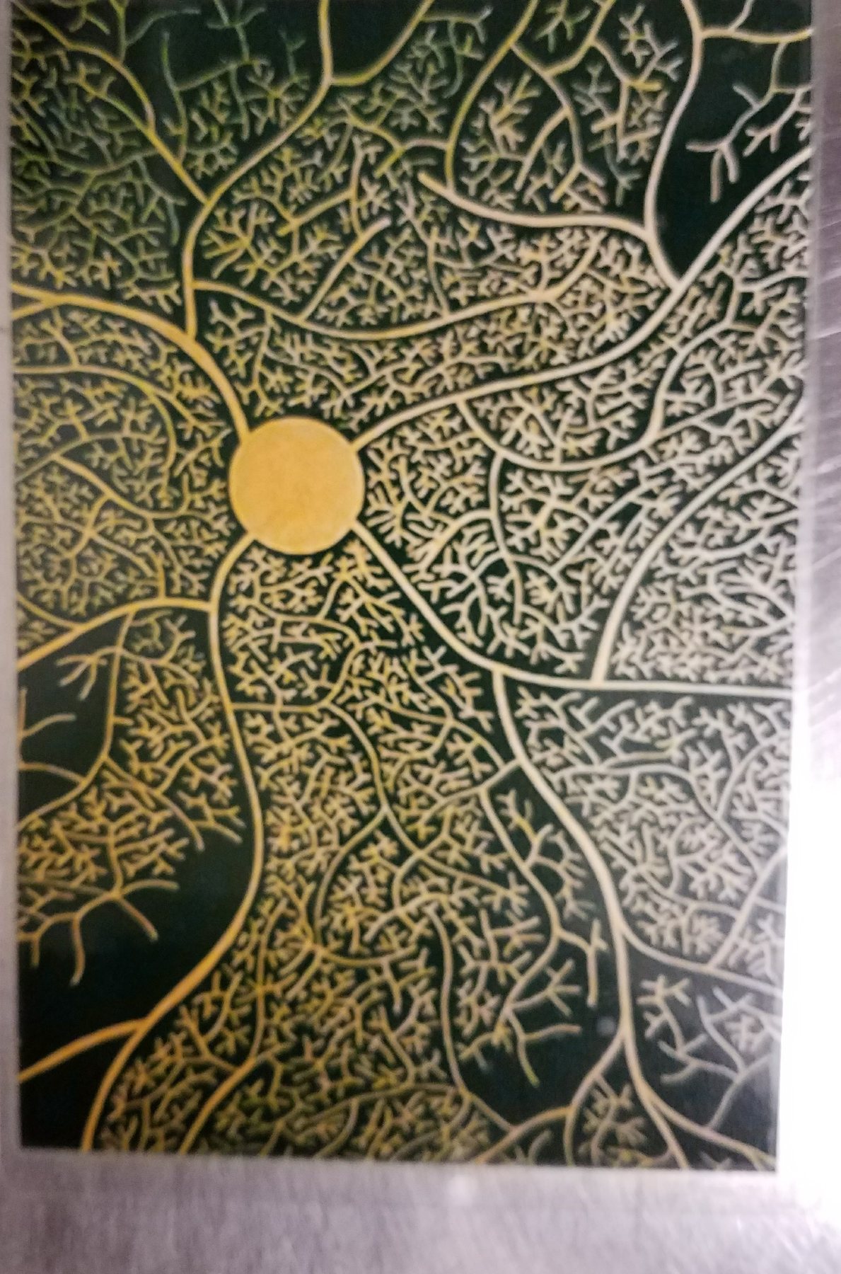 Gold Node on Green, 2017
