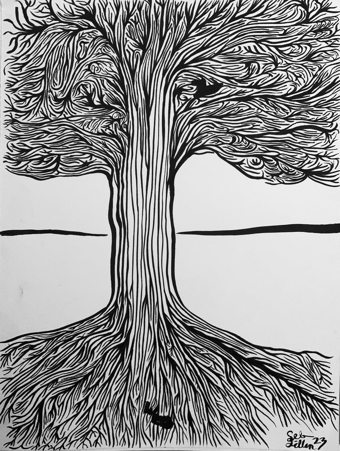 Tree with Roots, 2023